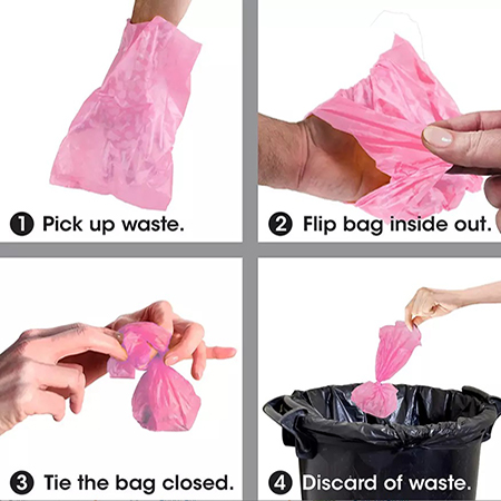 Eco-friendly compostable garbage bags