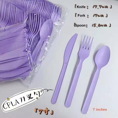 Disposable CPLA Cutlery Set